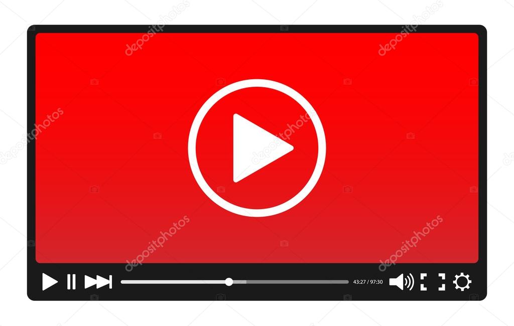 Video player with red