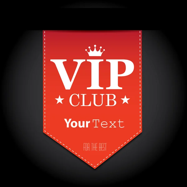Vip club sign — Stock Vector