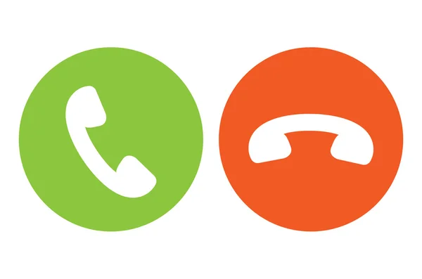 Phone Call Symbols Icon — Stock Vector