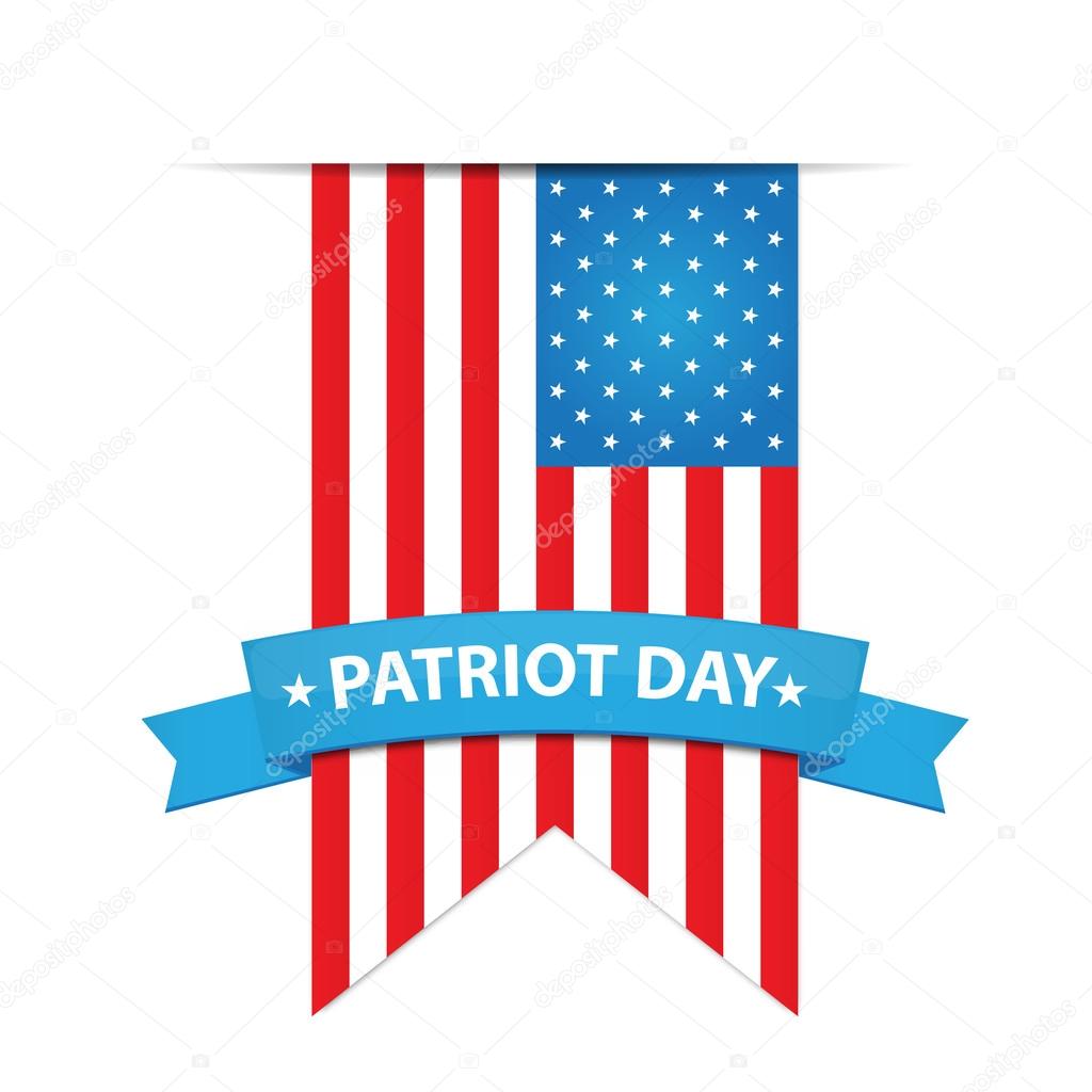 Usa Flag With Patriot Day Banner Stock Vector C 4zeva 80030712