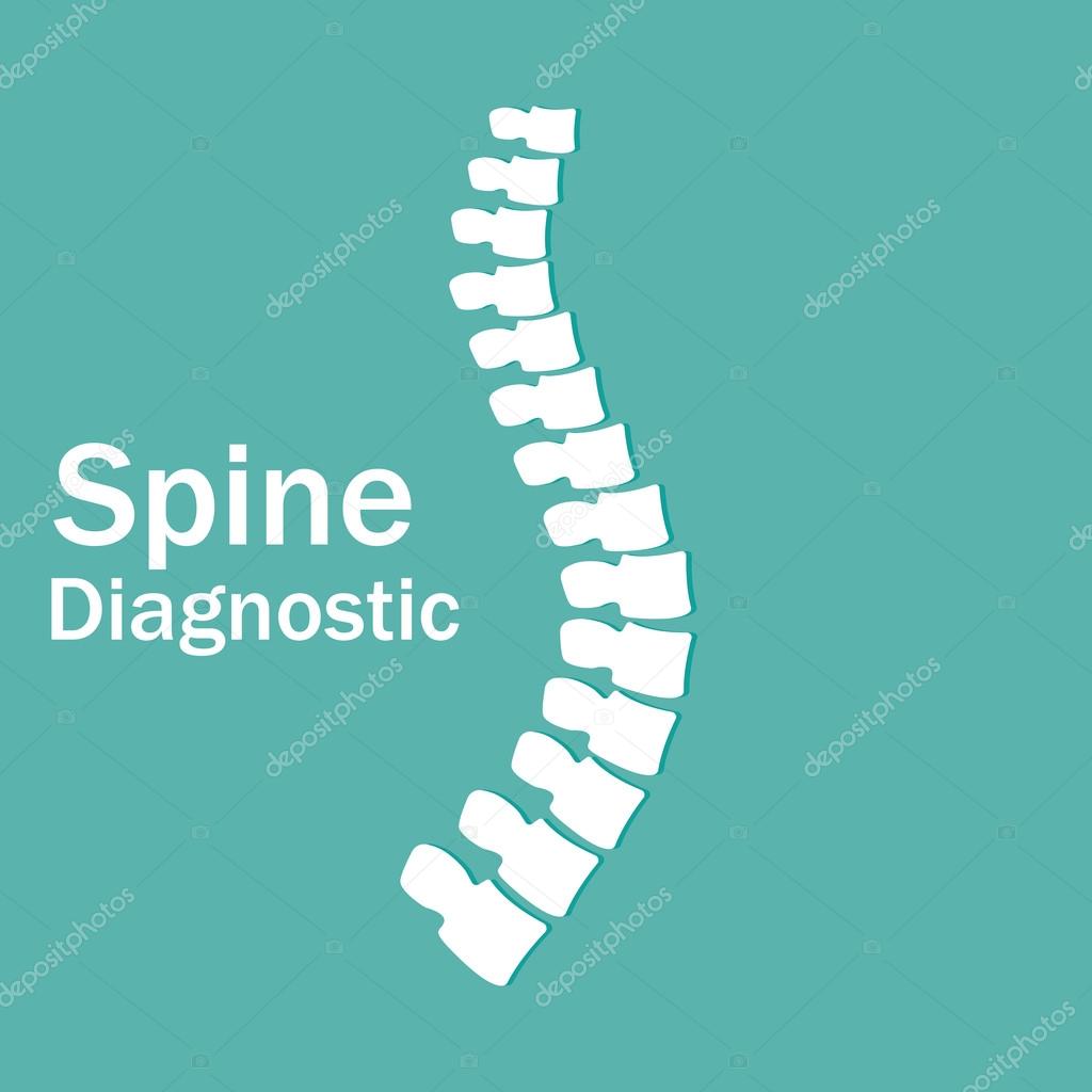 Spine Diagnostic icon. Vector