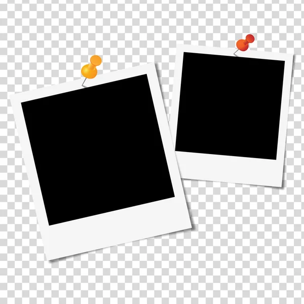 Photo Frames on white background — Stock Vector