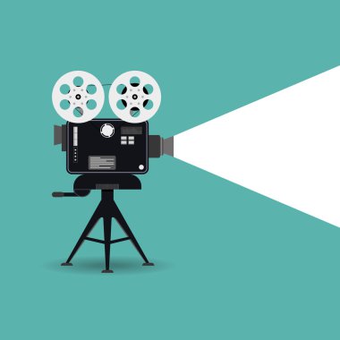 Retro sinema simgesi