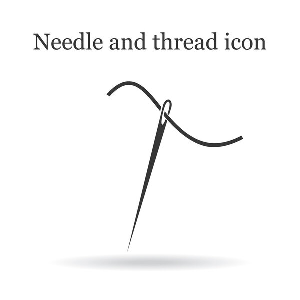 Needle and thread icon