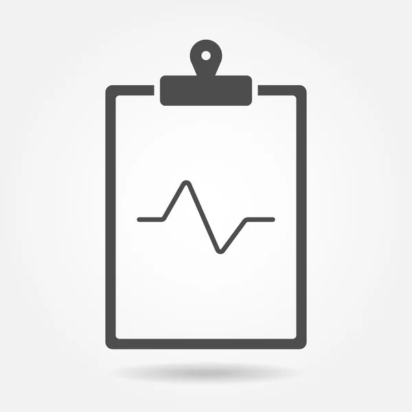 Hospital card icon — Stock Vector