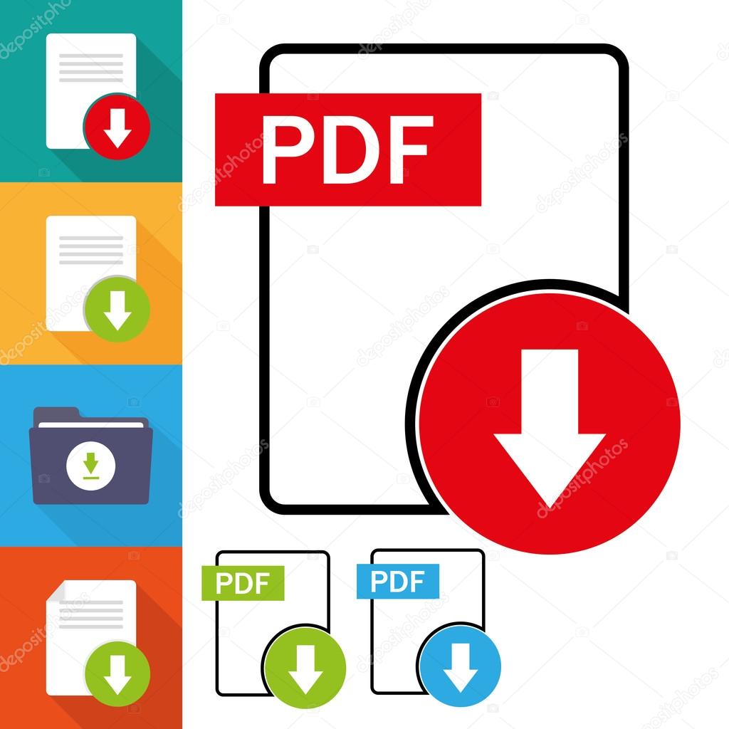 PDF file download icon