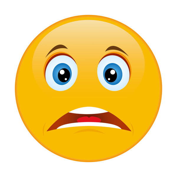 Улыбка страха. Панический смайлик
.