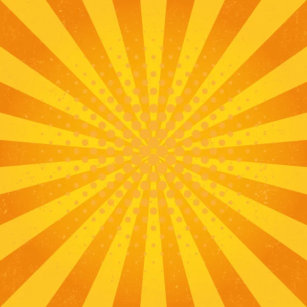 Sun, sunburst mintát. — Stock Vector