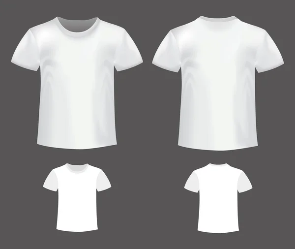 Shirt front and back — Stock Vector