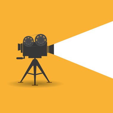 Retro sinema simgesi