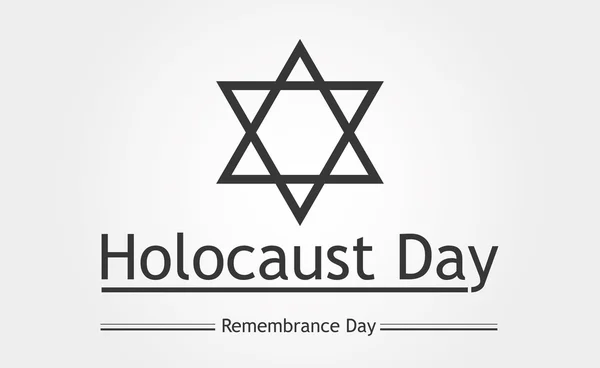 Holocaust Remembrance Day — Stockvector