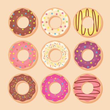 Çörek Icon set.