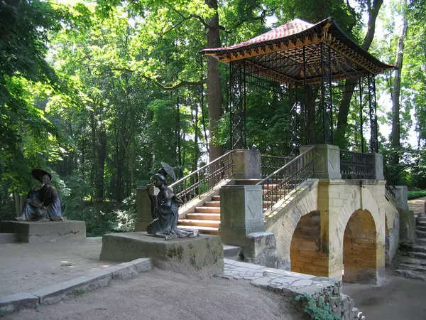 乌克兰Belaya Tserkov Alexandria公园的景观 — 图库照片