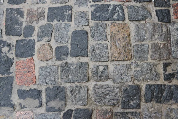 Υφή Του Δρόμου Από Πέτρα — Φωτογραφία Αρχείου