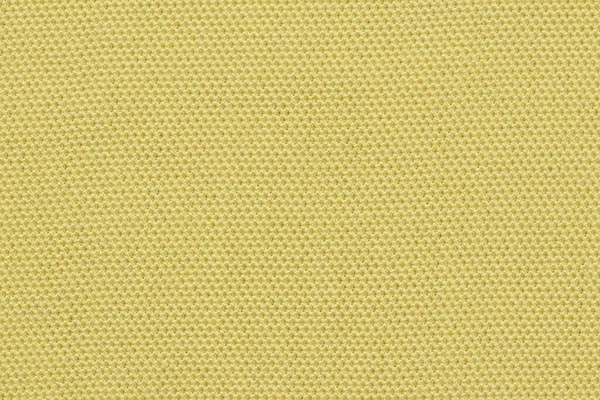 Tekstura Tkaniny Bawełnianej Żółtej Zbliżenie — Zdjęcie stockowe