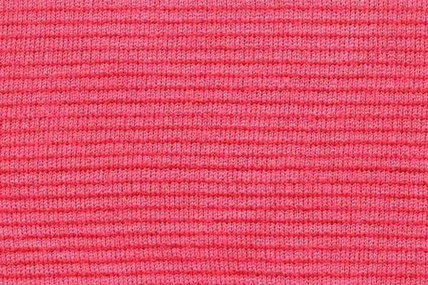 Texture Red Cotton Fabric Close — Stock Photo, Image