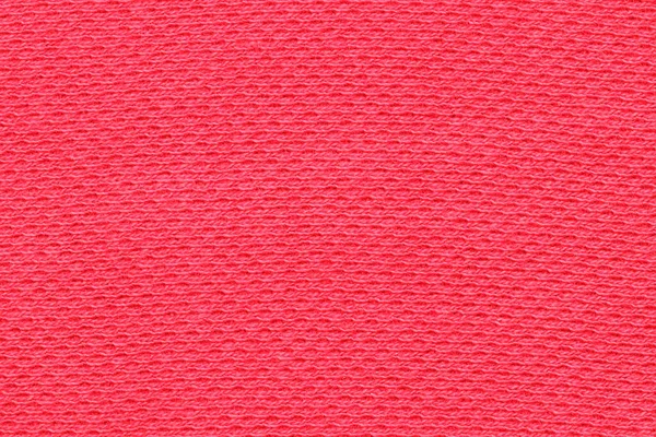 Texture Red Cotton Fabric Close — Stock Photo, Image