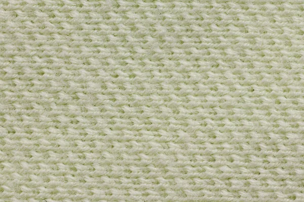 Tekstura Tkaniny Bawełnianej Kolorze Zielonym Zbliżenie — Zdjęcie stockowe