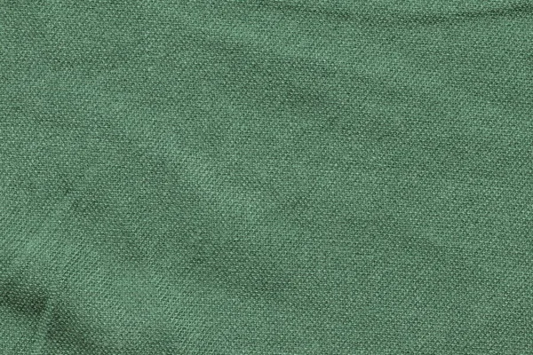 Textura Tecido Verde Para Roupas — Fotografia de Stock