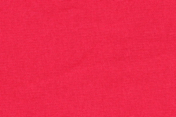 Textura Tecido Vermelho Para Roupas — Fotografia de Stock