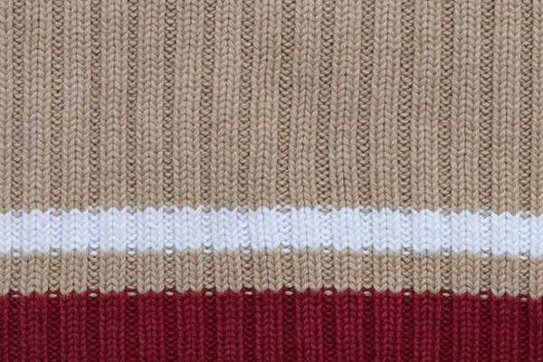 Текстура Цветной Трикотажной Ткани — стоковое фото