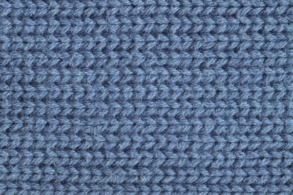 Текстура Синего Трикотажа — стоковое фото