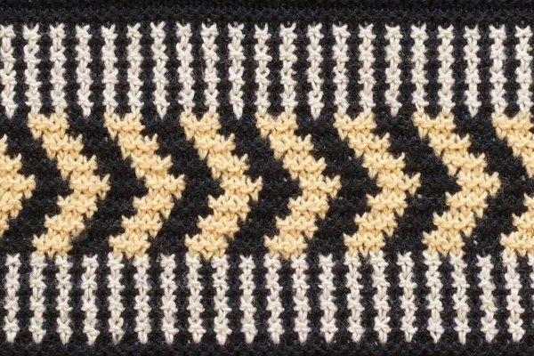 흘리며 무늬가 뜨개질 — 스톡 사진