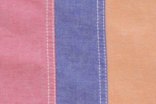 Tekstura Kolorowe Tkaniny Ubrania — Zdjęcie stockowe