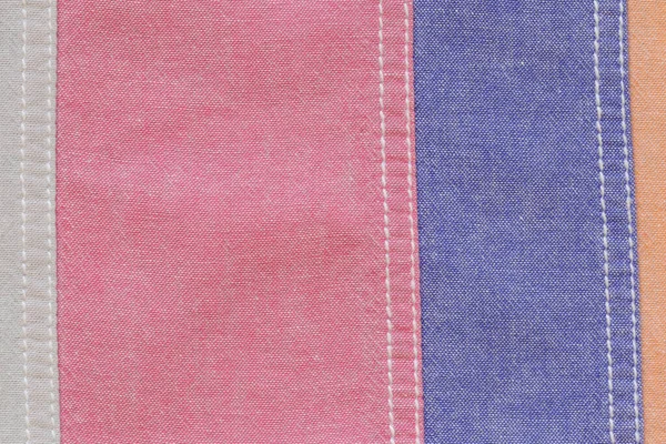 Tekstura Kolorowe Tkaniny Ubrania — Zdjęcie stockowe
