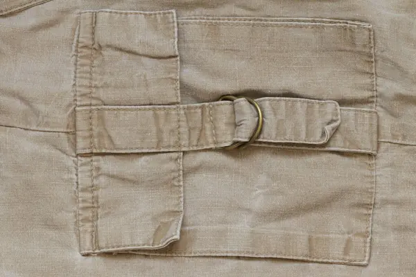 Легкая Ткань Карманами Одежды — стоковое фото