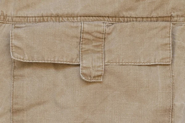 Легкая Ткань Карманами Одежды — стоковое фото