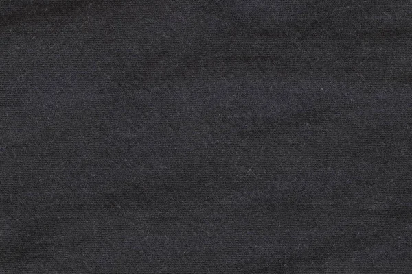 Textura Tela Negra Para Ropa — Foto de Stock