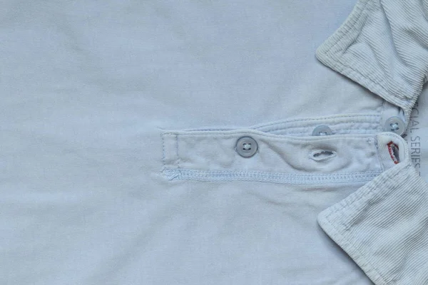 Textuur Van Stof Met Een Kraag Voor Kleding — Stockfoto