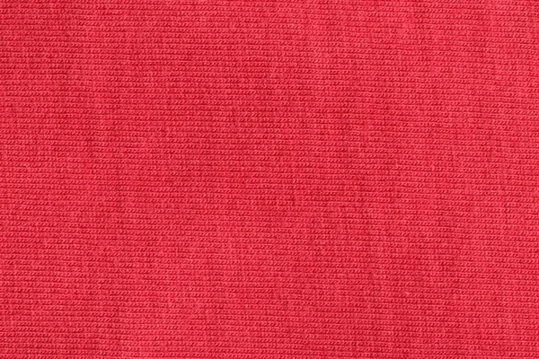 Textura Tecido Vermelho Para Roupas — Fotografia de Stock