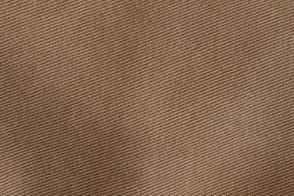 Textura Tecido Marrom Para Roupas — Fotografia de Stock