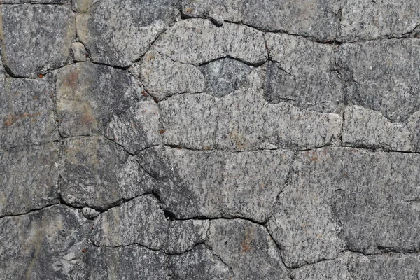 Textuur Van Gebarsten Plavuizen Plavuizen Zijn Gebarsten Onder Invloed Van — Stockfoto