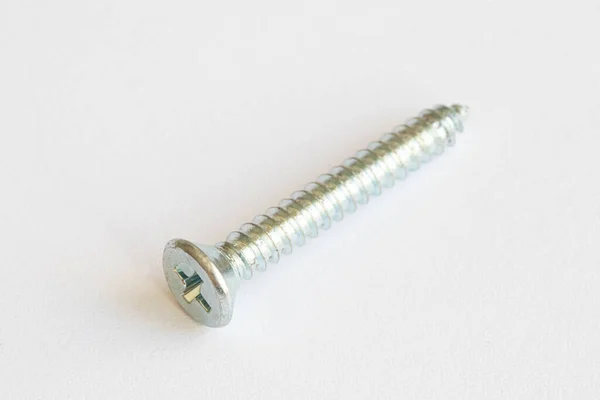 Screw Fastener Form Rod External Special Thread Intended Connection Soft — 图库照片