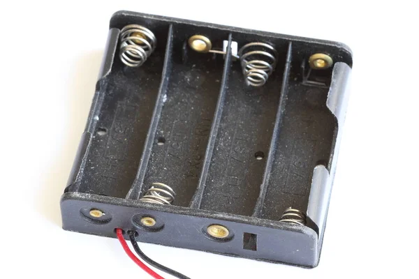 単三電池の高電圧化のための特別なセクション — ストック写真