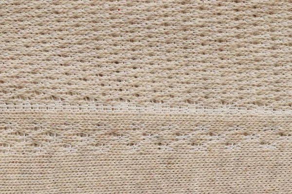 Beżowa Faktura Tkaniny Skarpetki Tekstura Tkaniny — Zdjęcie stockowe
