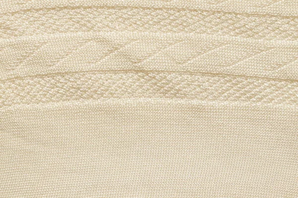 Beige Textuur Van Stof Voor Sokken Weefseltextuur — Stockfoto