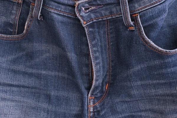 Close up of a pair of blue jeans — Stock Photo, Image