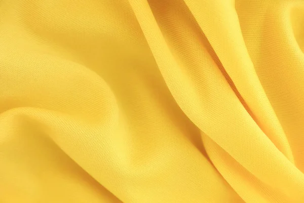 Fundo Textura Tecido Amarelo Fechar — Fotografia de Stock