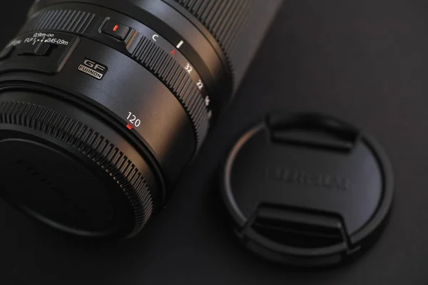 Tambov Ryssland Juni 2021 Fujifilm Fujinon 120Mm Ois Macro Lens — Stockfoto