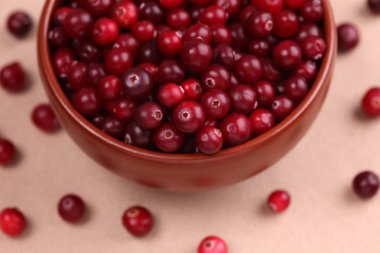 Bir kasede kızılcık