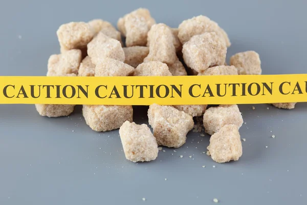 Dangers of Sugar — Stock Photo, Image