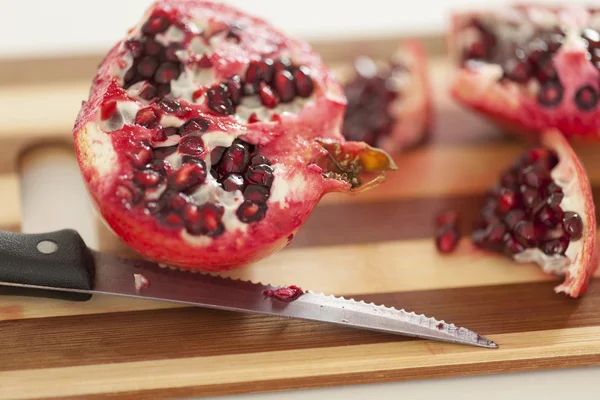 Sliced pomegranate — Stock Photo, Image