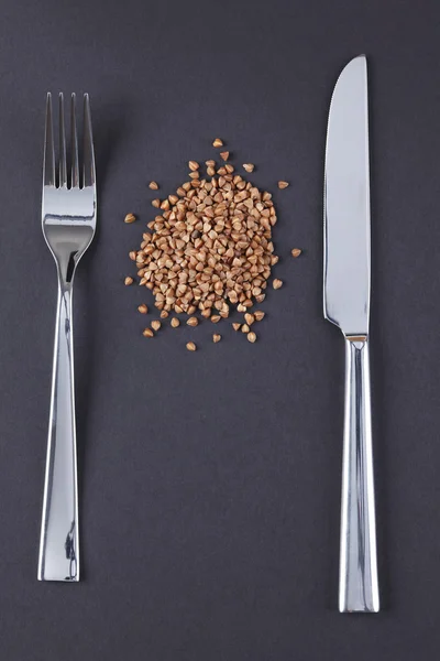 Dieta de trigo mourisco — Fotografia de Stock