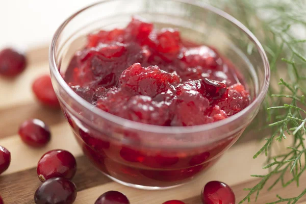 Cranberry sauce — Stock Photo, Image