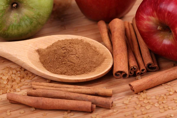 Zutaten für Apfelkuchen — Stockfoto