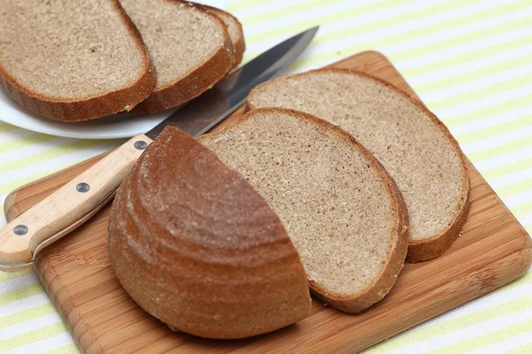 Black rye bread — Stock Photo, Image